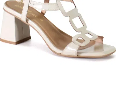 Diba True Women's Begonia Nia Sandal In Ivory Patent In White