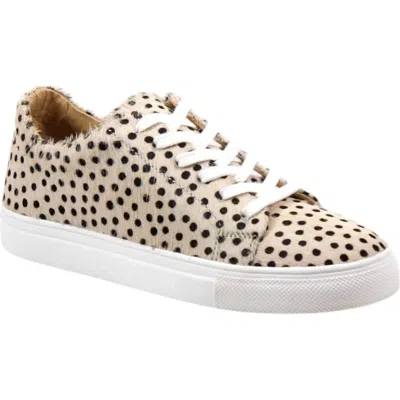 Diba True Women's Gizmo Sneakers - Medium In Beige Polka Dot In Gray