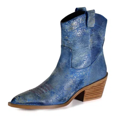Diba True Women's Rave Lion Boots In Electric Blue In Multi