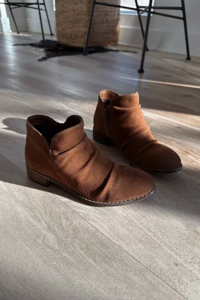 Diba True Women's Rose Mera Bootie In Tan Suede In Brown