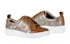 Diba True Women's Yuli Ana Sneakers In Tan Silver In Multi