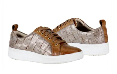 Diba True Women's Yuli Ana Sneakers In Tan Silver In Multi