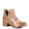 Diba True Work Nerd Vintage Leather Bootie In Brown