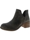 DIBA TRUE WORK NERD WOMENS DISTRESSED LEATHER ANKLE BOOTS
