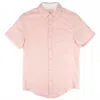 Dibi Men's Tropic Short Sleeve Shirt In Light Pink