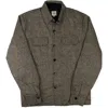 DIBI MEN'S TWEED WAISTCOAT JACKET IN BROWN