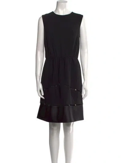 Pre-owned Dice Kayek 2023 Knee-length Dress In Black