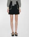 Dice Kayek Embellished Mini Skirt In Black