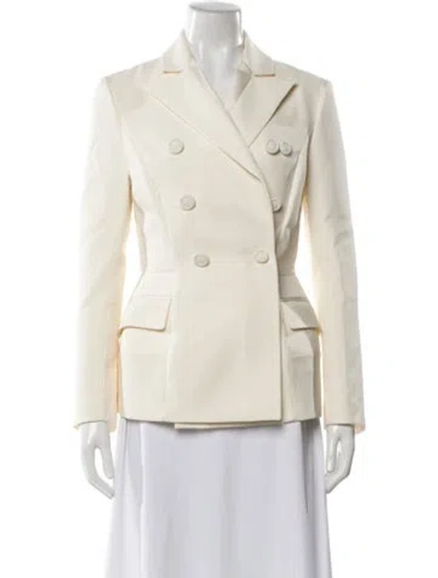 Pre-owned Dice Kayek Blazer In White