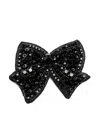 Dice Kayek Bow Brooch In Black