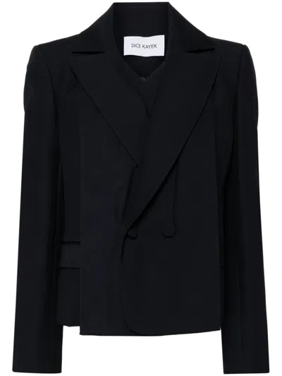 Dice Kayek Classic Tailored Blazer In Blue
