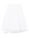 Dice Kayek Cotton Midi Skirt