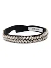 Dice Kayek Crystal-embellished Bracelet In Schwarz