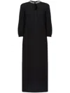 Dice Kayek Cut-out Detailing Midi Dress In Schwarz