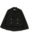 Dice Kayek Double-layer Blazer In Black