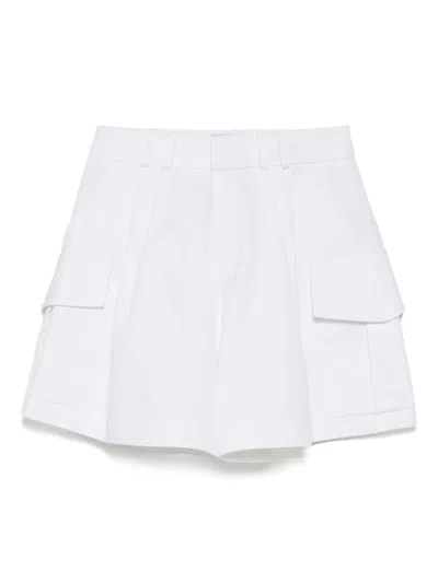 Dice Kayek Double-pleat Flared Shorts