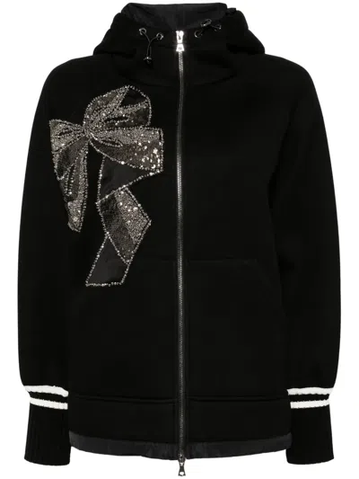 Dice Kayek Verzierter Hoodie In Schwarz