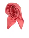 Dice Kayek Floral-appliqué Brooche In Pink