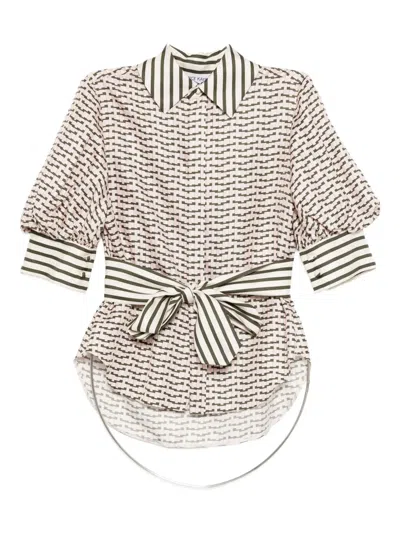 Dice Kayek Geometric Shirt