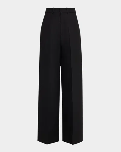 Dice Kayek High-rise Wide-leg Pants In Black