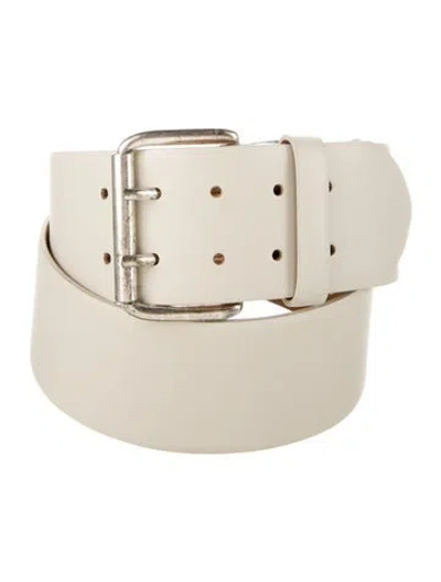Pre-owned Dice Kayek Leather Belt In Neutrals
