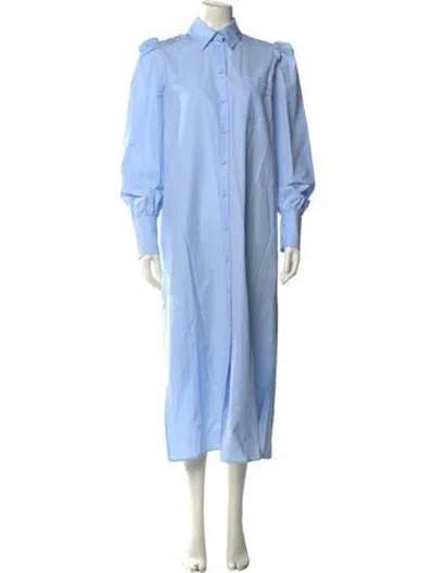 Pre-owned Dice Kayek Long Dress W/ Tags In Blue