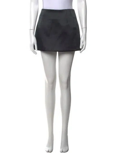 Pre-owned Dice Kayek Mini Skirt In Grey