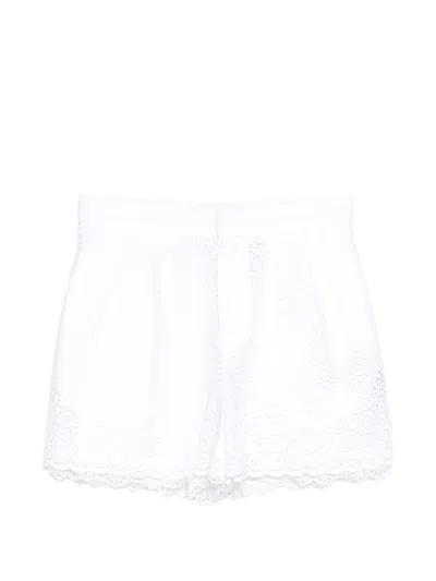 Dice Kayek Perforated-design Shorts In White