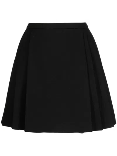 Dice Kayek Faltenrock Mit Hohem Bund In Black