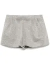 Dice Kayek Pleated Shorts In Grey