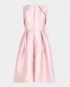 DICE KAYEK PLEATED SLEEVELESS FIT-&-FLARE DRESS