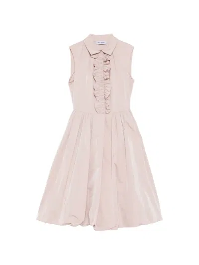 Dice Kayek Ruffled Mini Dress In Pink