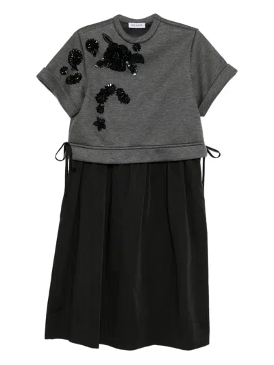 Dice Kayek Sequin-embellished Dress In Black