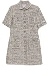 Dice Kayek Sequined Dress In Neutrals