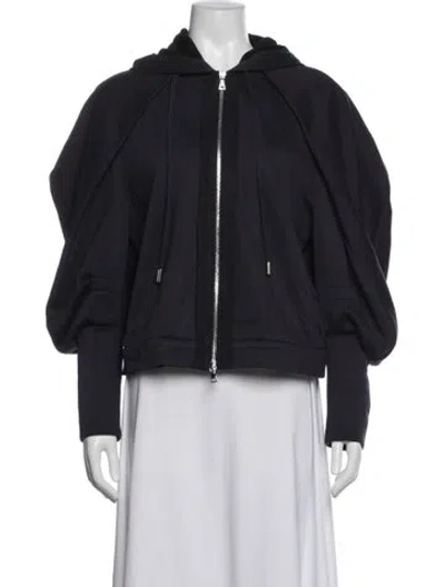 Pre-owned Dice Kayek Silk Jacket In Black