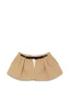 Dice Kayek Structured Skirt Belt In Brown