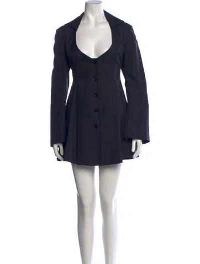 Pre-owned Dice Kayek Vintage Mini Dress In Black