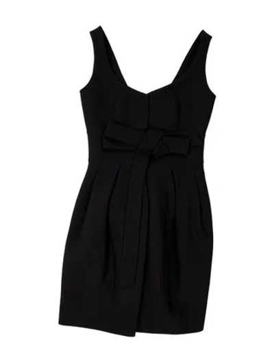 Pre-owned Dice Kayek Virgin Wool Knee-length Dress In Blue