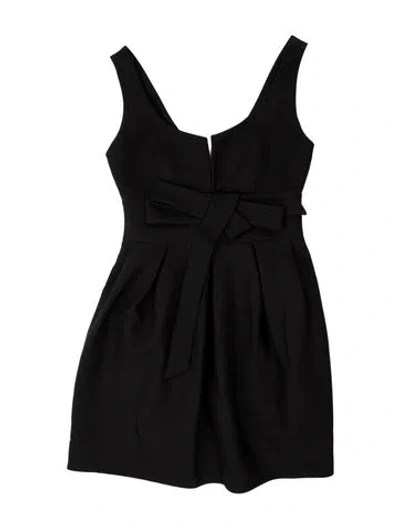 Pre-owned Dice Kayek Virgin Wool Mini Dress In Blue