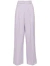 Dice Kayek Wide-leg Tailored Trousers In 紫色