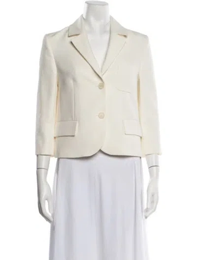 Pre-owned Dice Kayek Wool Blazer In Neutrals