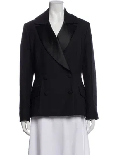 Pre-owned Dice Kayek Wool Blazer W/ Tags In Blue