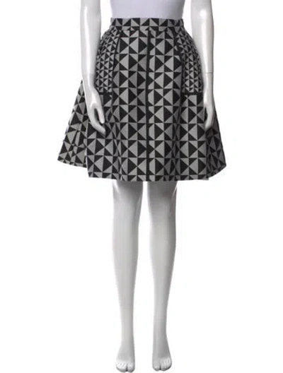 Pre-owned Dice Kayek Wool Knee-length Skirt In Black
