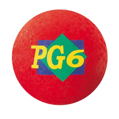 Dick Martin Sports 6 In. 2 Ply Playground Ball, Red - 3 Each