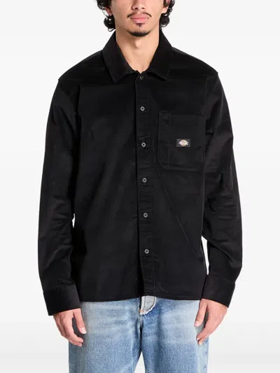 Dickies コーデュロイ シャツ In Black