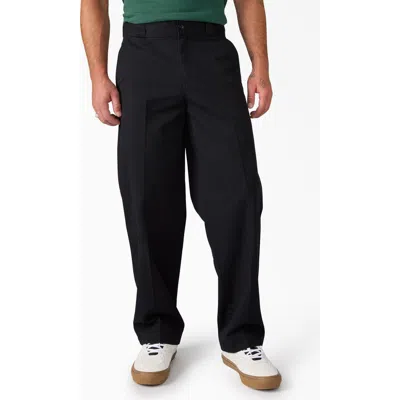 Dickies 248 Loose Fit Twill Pants In Black