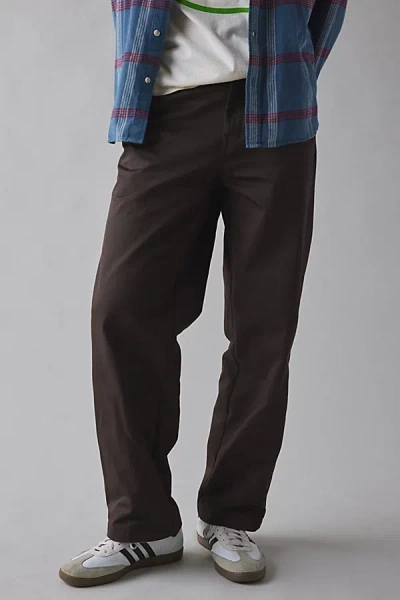 Dickies 248 Twill Chino Pant In Dark Brown, Men's At Urban Outfitters In Animal Print