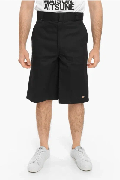 Dickies 4 Pockets Loose Fit Shorts With Belt Loops In Black