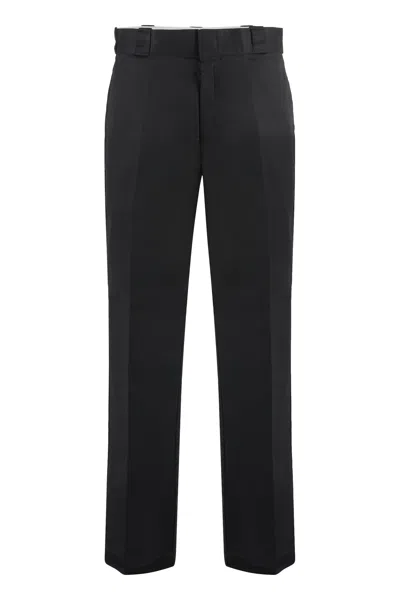 Dickies 874 Cotton Blend Trousers In Black