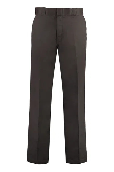 Dickies 874 Cotton-blend Trousers In Brown
